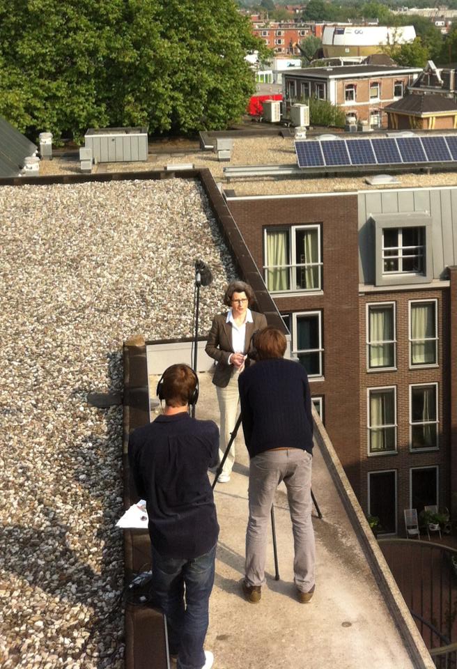 Researcher on the Roof